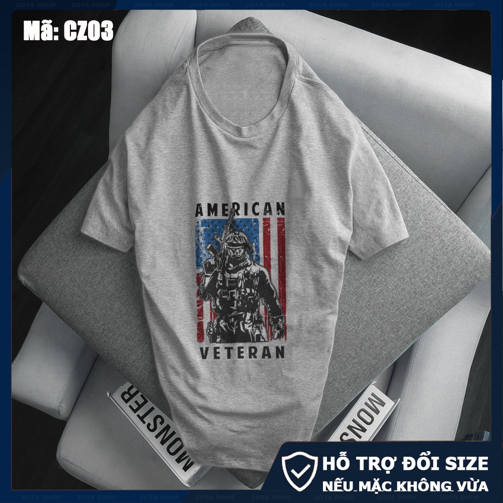 Áo thun nam 3D❤️ Freeship 50K❤️ Áo thun nam độc lạ in America CZ05 | BigBuy360 - bigbuy360.vn