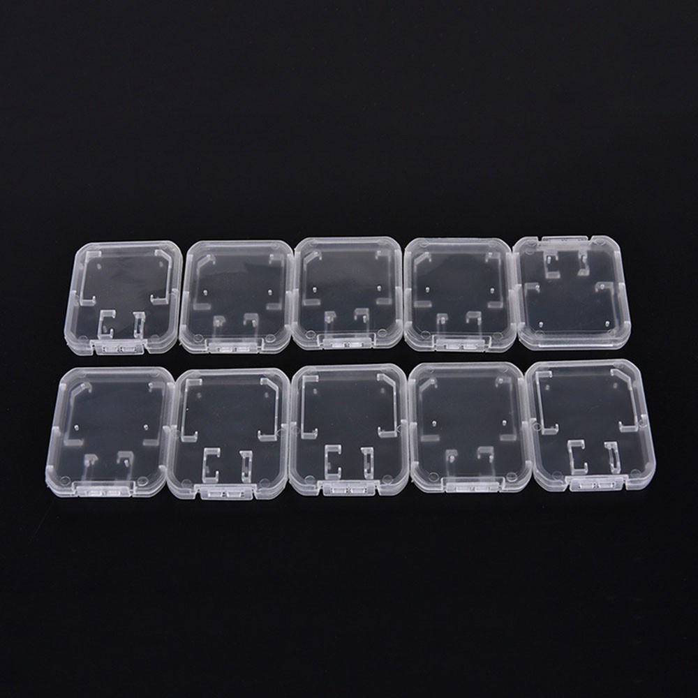 Mới Set 10 Bao Đựng Thẻ Nhớ Bằng Nhựa Trong Suốt | BigBuy360 - bigbuy360.vn