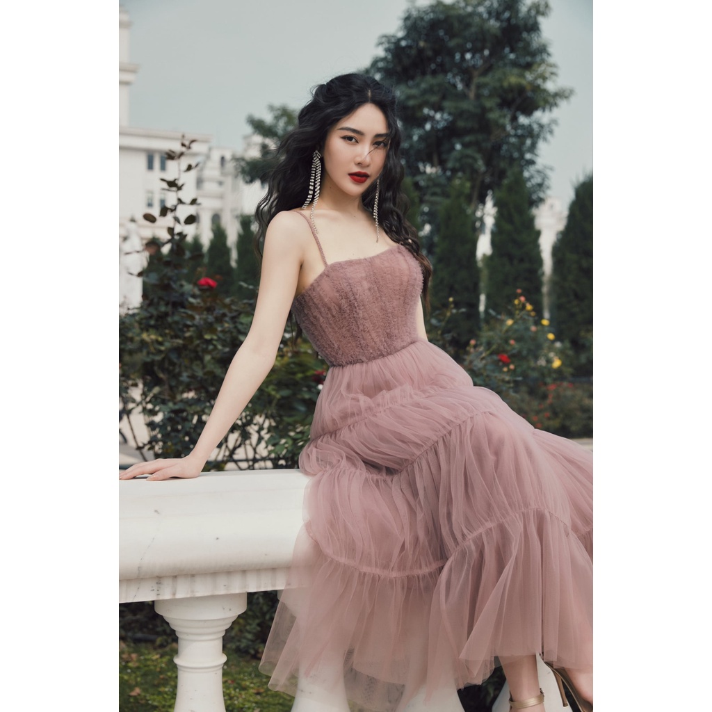 Đầm maxi dreamy lace HUONG BOUTIQUE HBLOVE356