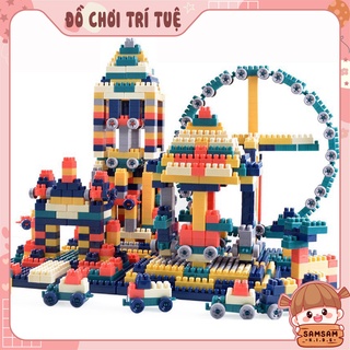 Bộ đồ chơi lego ghép hình 520 chi tiết cho bé, đồ chơi ghép hình sáng tạo