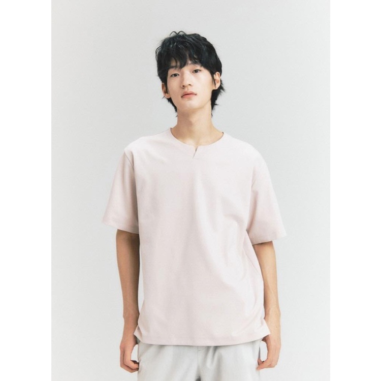 Áo thun cổ V Polham Supima cotton xuất Hàn