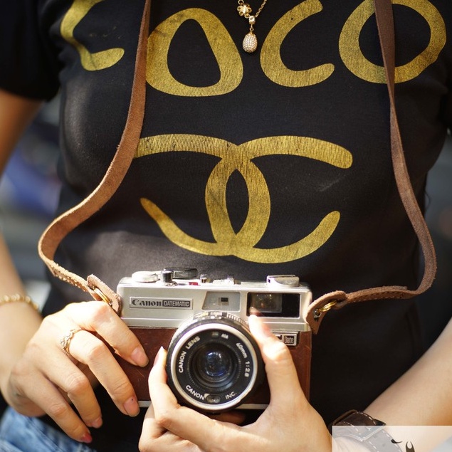 Dây đeo máy ảnh Da Bò Thật - RAM Leather A2