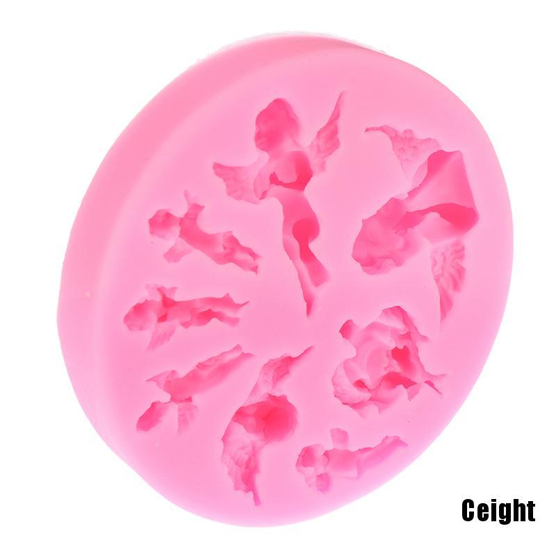 Khuôn Silicone Làm Bánh Hình Thiên Thần Đáng Yêu