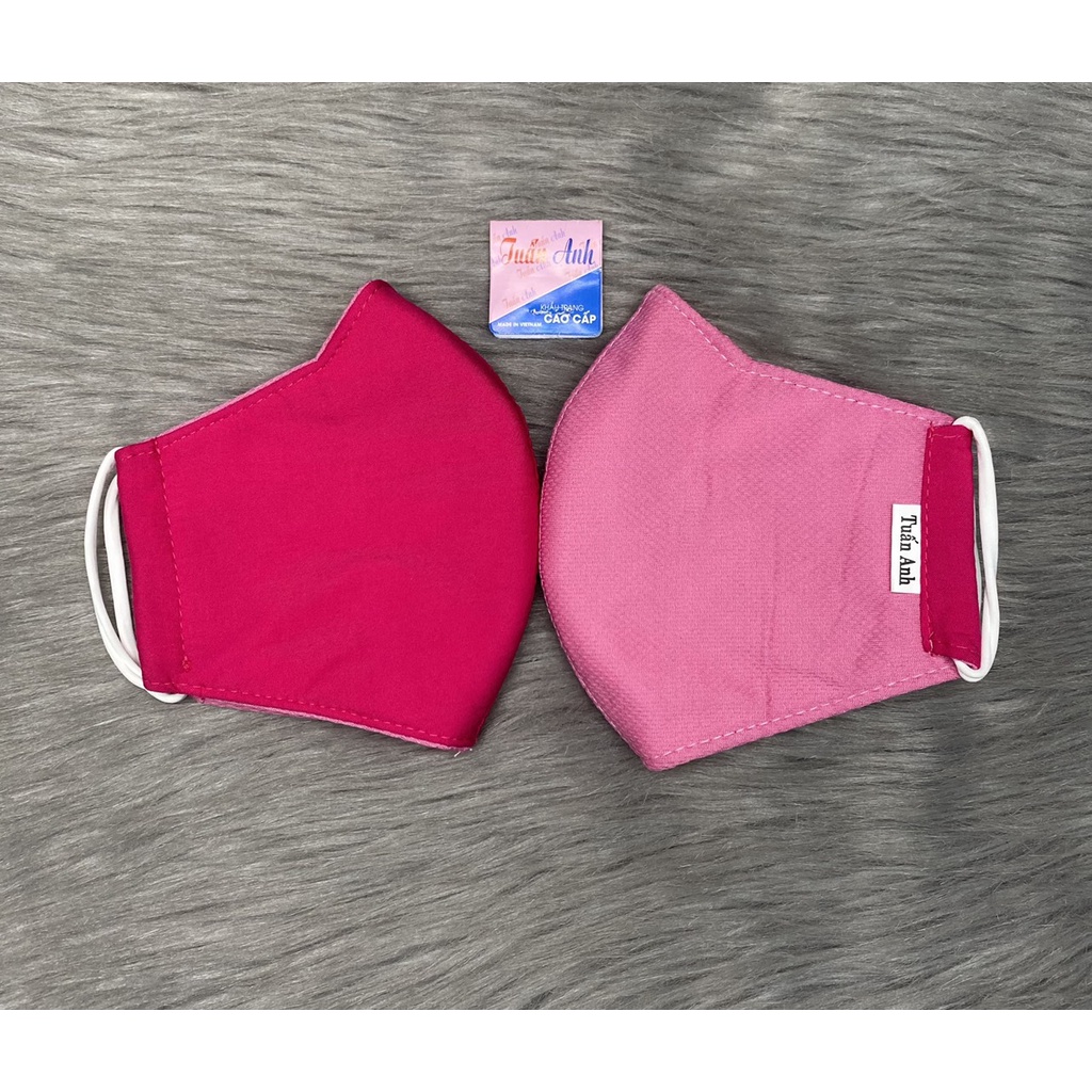 [HCM] 5 Khẩu trang vải ton màu  , 3 lớp thượng hiệu : TUẤN ANH giao 5 màu ngẫu nhiên ảnh thật , bảo đảm giao đún