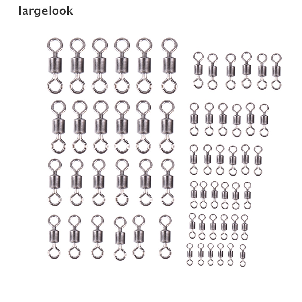 50 Khuyên Xoay Phụ Kiện Câu Cá 11 Kích Cỡ ♨Nóng Bỏng