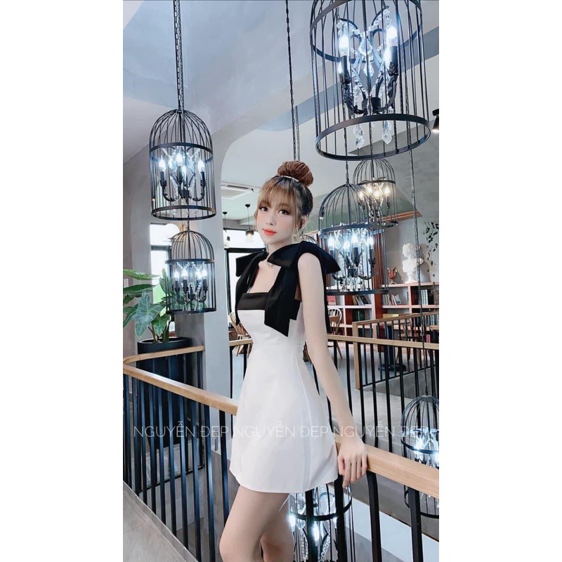 [Mã FAGREEN1505 giảm tới 30K đơn 99K] Đầm hai dây nữ thiết kế buộc nơ điệu đà✌️2 màu ảnh thật | BigBuy360 - bigbuy360.vn