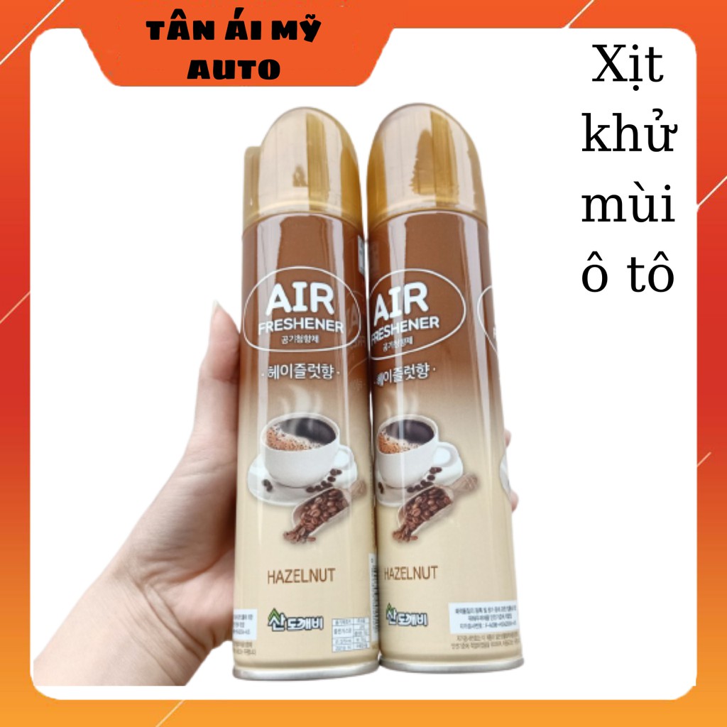 Bình xịt khử mùi ô tô Air Freshener hương cafe tự nhiên