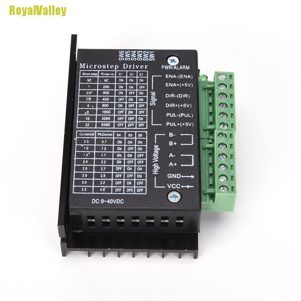 Bảng Mạch Điều Khiển Động Cơ Bước Royalvalley Tb6600 Đơn Axis 4a 9~40v