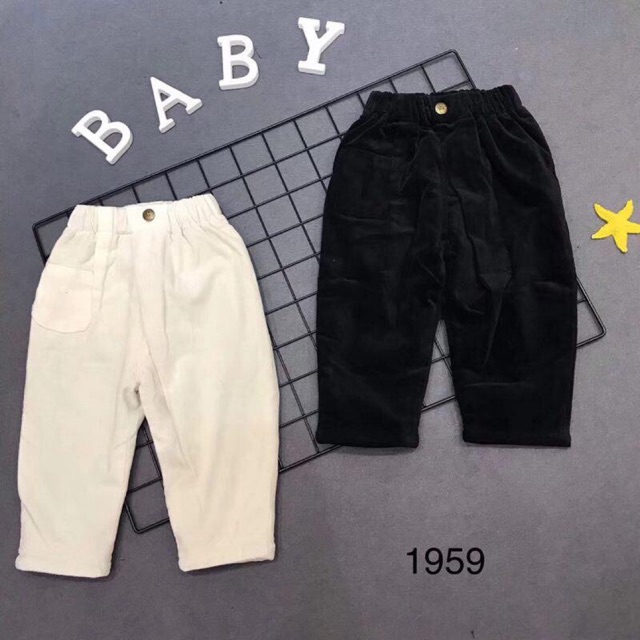 Quần trắng lót lông