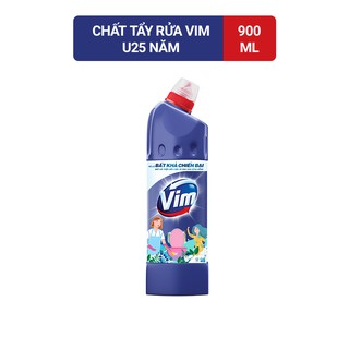[HC Gift] Nước Tẩy Bồn Cầu Vim Diệt Khuẩn U25 năm (900ml) - Xanh Biển