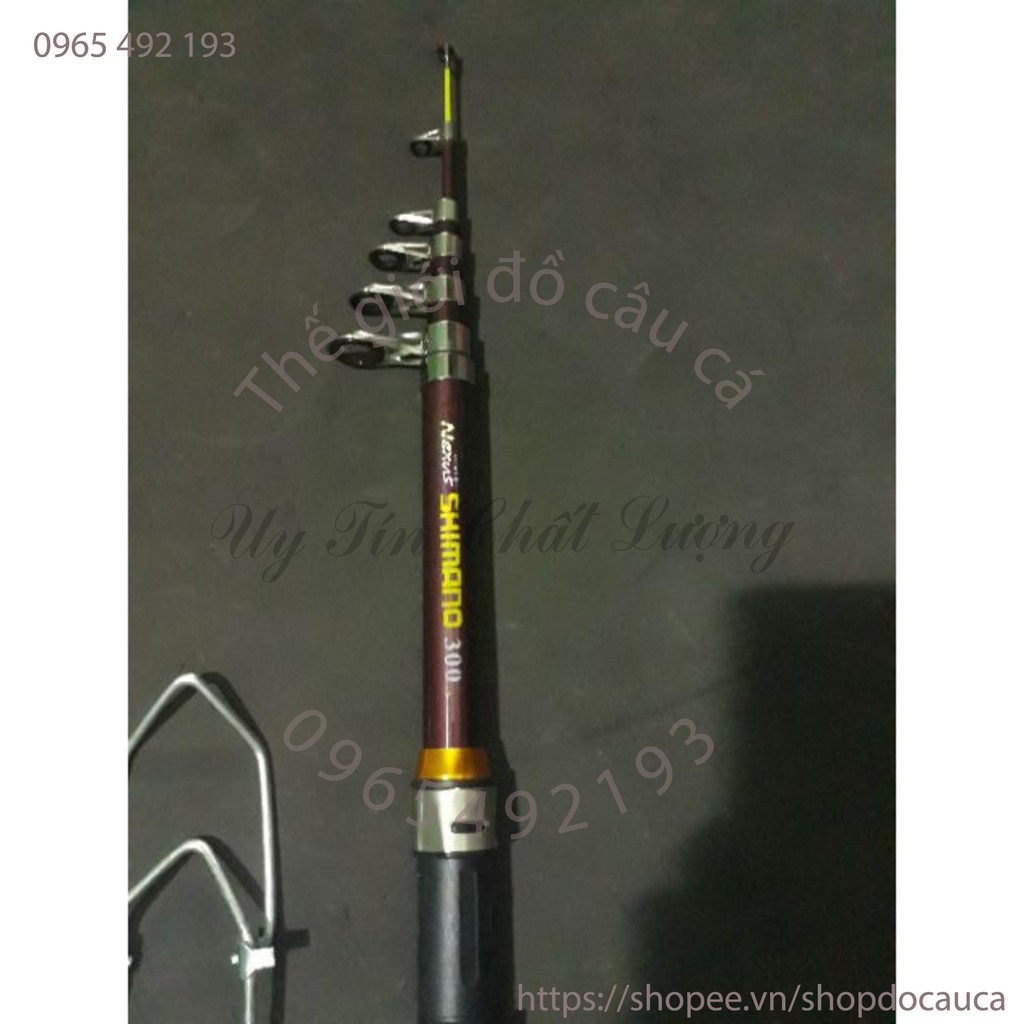 Cần câu lục rút shimano tặng kèm cây chống cần ( rẻ vô địch )