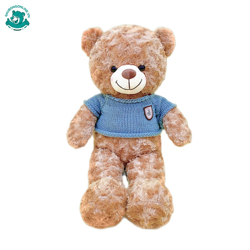 Gấu Bông Teddy Lông Xoắn Má Hồng Cao Cấp Gấu Bông Online