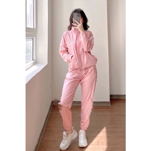 ⚡️BÁN SỈ⚡️Bộ thể thao vải gió 3 màu xanh,hồng,nâu