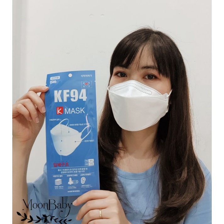 Khẩu trang KF94 Hàn Quốc Kmask-Hàng nhập khẩu chính hãng cao cấp