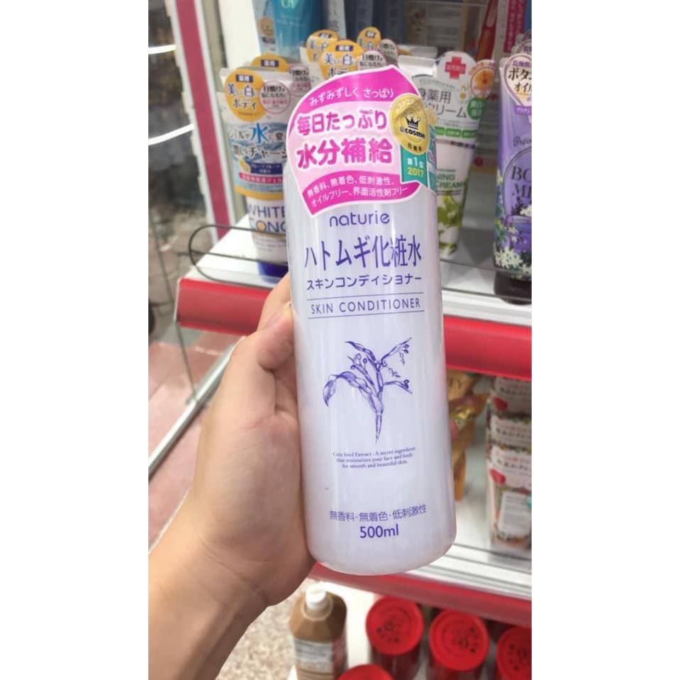 Nước hoa hồng ý dĩ Naturie Skin Conditioner