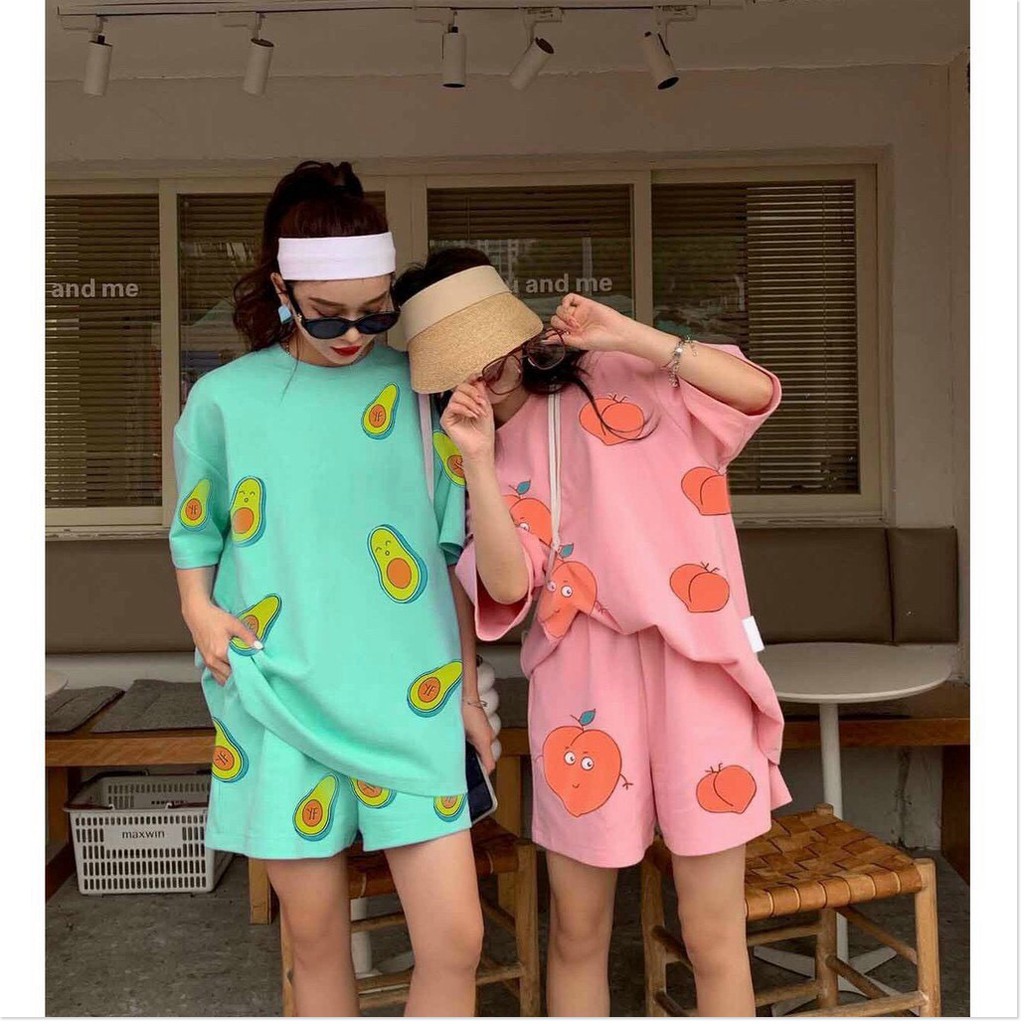 SET BỘ TRÁI BƠ CUTE,THIẾT KẾ HỌA TIẾT SIÊU NGẦU,CHẤT LIỆU VÃI THOÁNG MÁT  THỜI TRANG KME.STORE