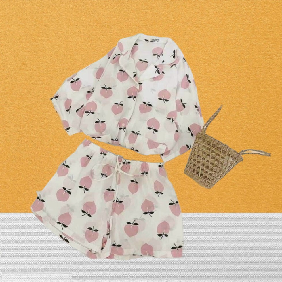 KĐ-13 Bộ Pijama Nữ HOA QUẢ NGẮN VÀ DÀI - Chất Kate | BigBuy360 - bigbuy360.vn