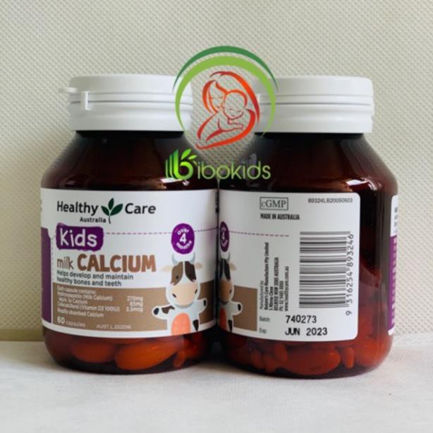 Milk Calcium Healthy Care Bổ Sung Canxi Cho Trẻ Trên 4 Tháng Tuổi