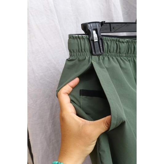 Quần Short Thể Thao NK Flex Woven Training Xanh Rêu -CU4945-337