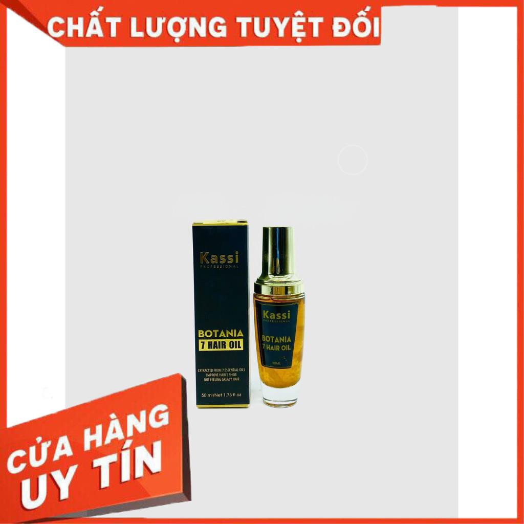 [CHÍNH HÃNG CAO CẤP] [HÀNG TỐT] Tinh dầu dưỡng tóc Kassi Botania 7 Hair Oil 50ml