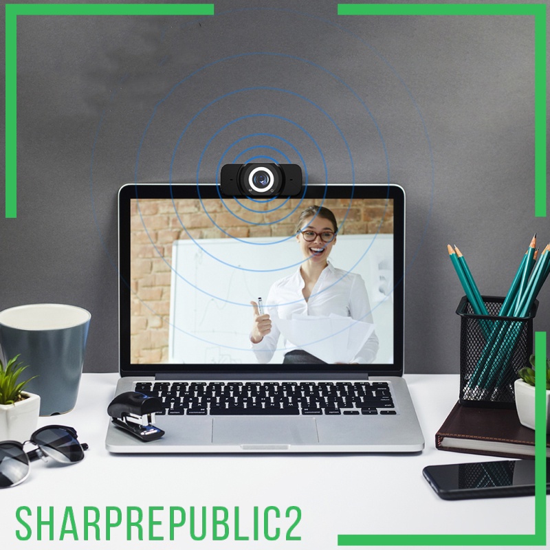 Webcam Sharprepublic2 Cổng Usb 1080p Kèm Mic Dùng Để Quay Video Cho Pc | BigBuy360 - bigbuy360.vn