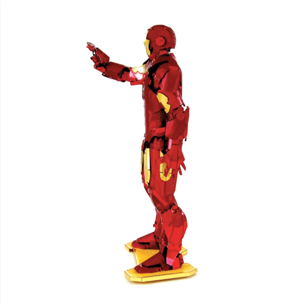 Mô hình 3D kim loại tự lắp ráp Iron man, phiên bản có màu tuyệt đẹp
