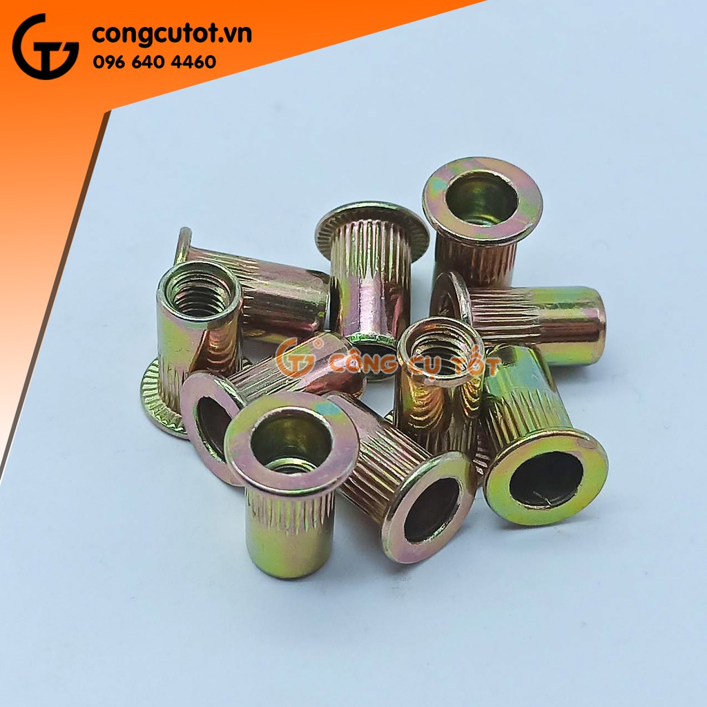 Tán rút mạ kẽm 7 màu M5