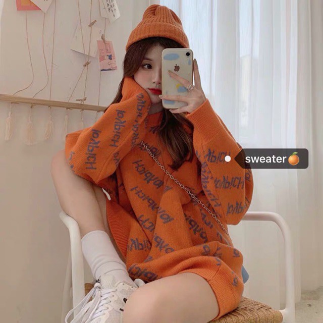 (ORDER) Áo len tay dài chữ ulzzang Bigsize S-5XL _ có ảnh thật