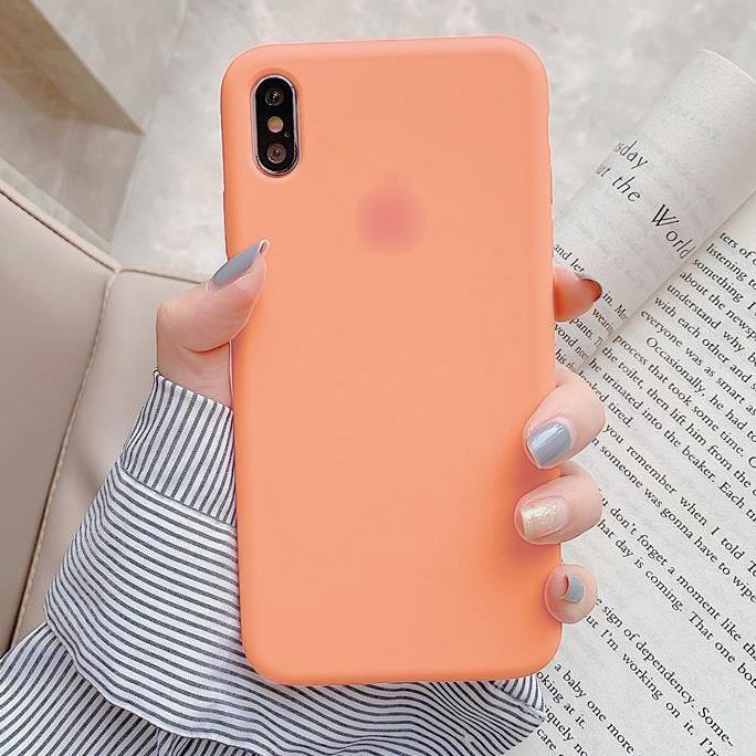 Ốp lưng iphone chống bẩn full viền logo táo 6/6plus/6s/6splus/7/7plus/8/8plus/x/xs/11/12/pro/max/plus/shin/case