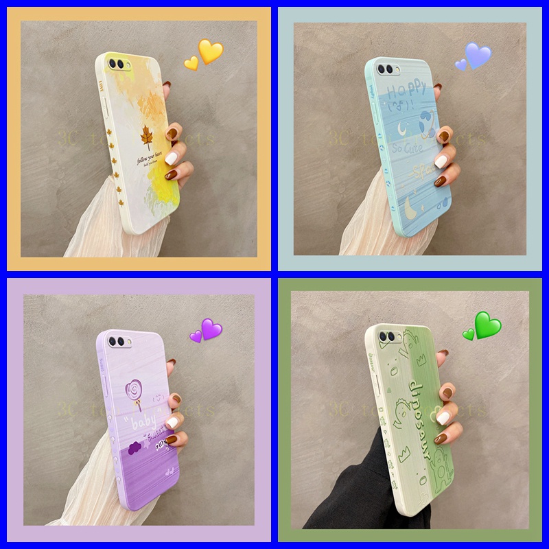 ốp lưng OPPO A3S ốp lưng OPPO A12E Lưng Họa Tiết Tranh Sơn Dầu Sáng Tạo