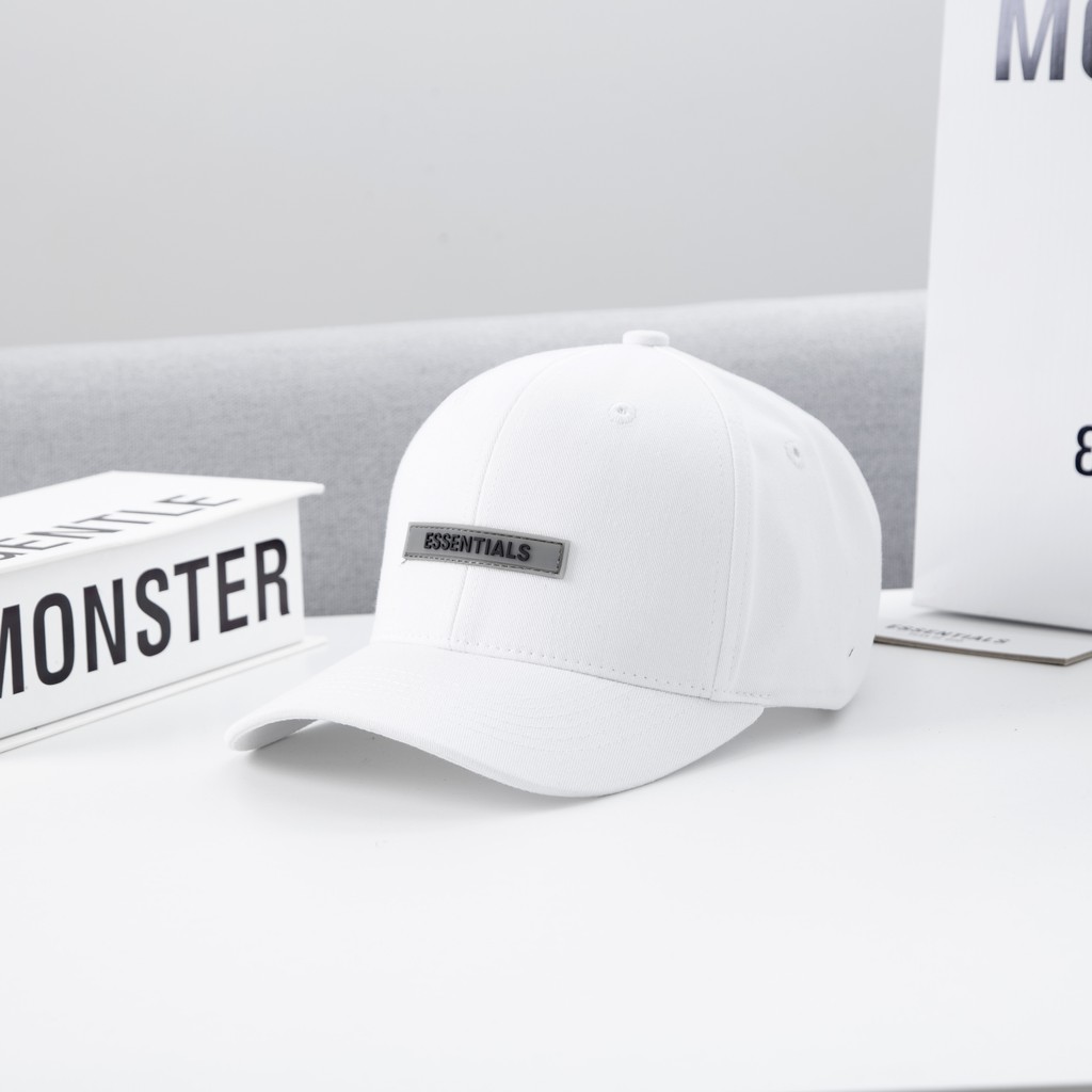 Mũ lưỡi trai ESSENTIALS Fear Of God Nón kết nam FOG Essential Logo Silicone 3D in sắc nét