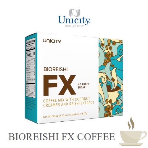 Cà Phê Linh Chi BIOREISHI FX Không Đường_Unicity_chính hãng