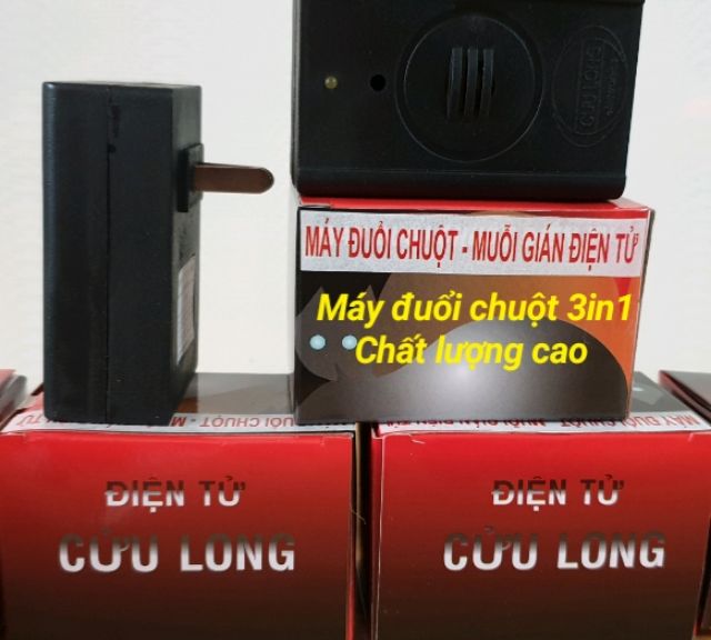 Thiết Bị Cửu Long Chuyên Đuổi Thằn Lằn_Dơi_Chuột_Gián - Máy Đuổi Côn Trùng Cao Cấp Chính Hãng