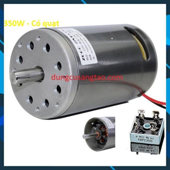 Motor 220VDC 350W, 680W cốt 10mm  cao cấp