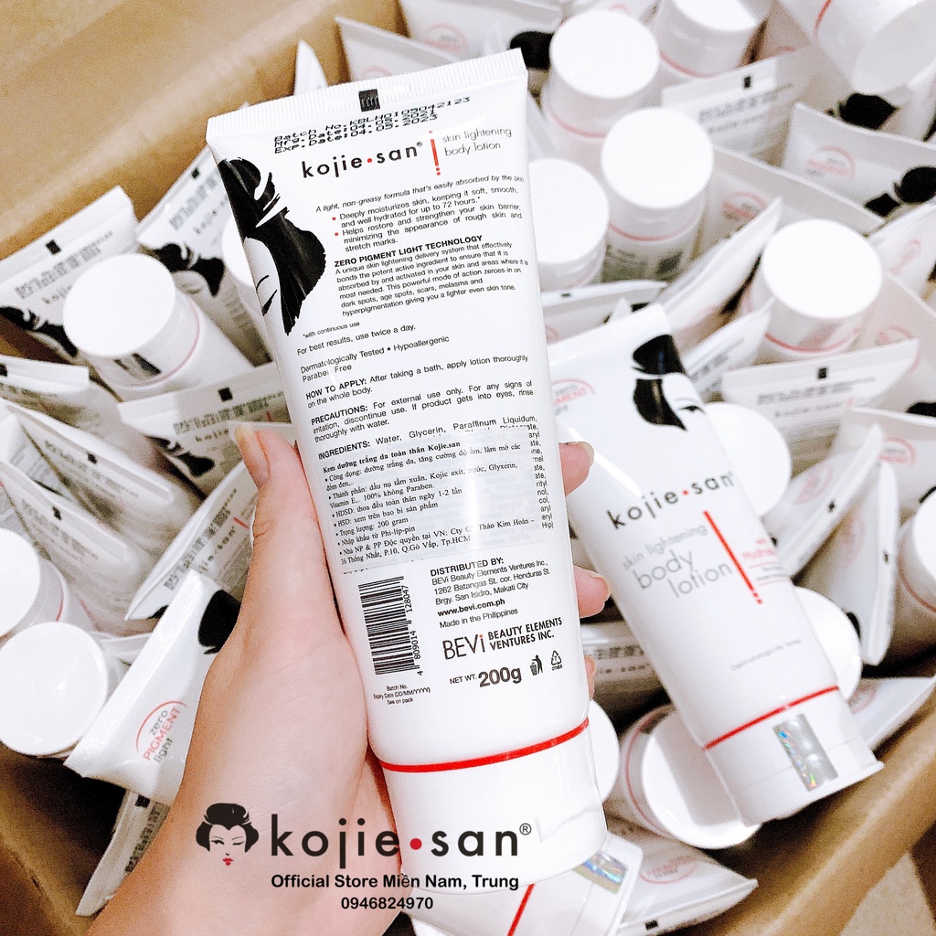 Kem dưỡng trắng da toàn thân Kojiesan Lightening Body Lotion 200g