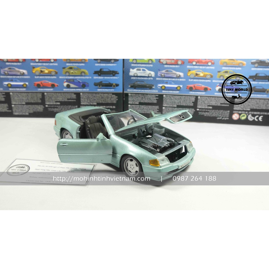 Mô hình ô tô Mercedes-Benz 500SL  1:24 Welly
