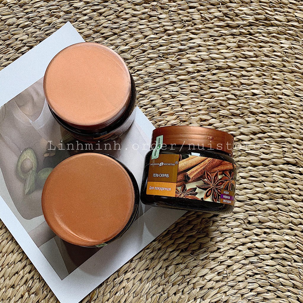 [ Hàng có sẵn-chính hãng ] Tẩy da chết quế hồi tạo độ đàn hồi, săn chắc cho da ( Hàng Nga )