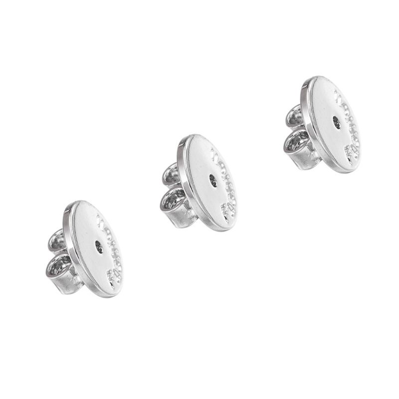 Set 10 Nút Bông Tai Hình Bướm Bằng Hợp Kim Màu Vàng / Bạc Thay Thế Tiện Dụng