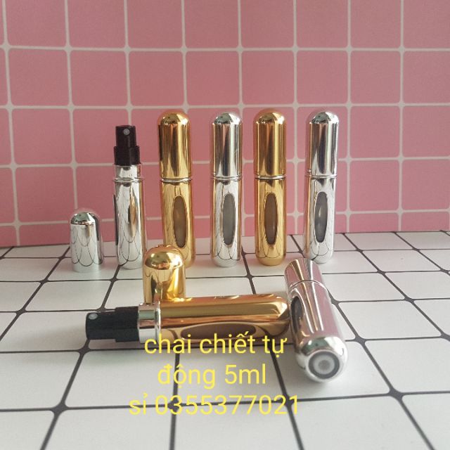 Chai chiết nước hoa tự động 5ml hàng tốt