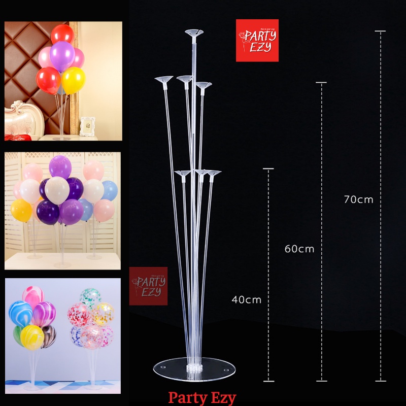 TRỤ NHỰA CẮM BONG BÓNG TRANG TRÍ 70CM, 1M, 1,6M