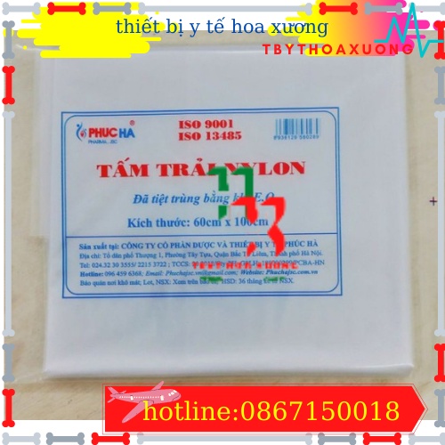 [Hàng Chính Hãng] Tấm trải Nylon Phúc Hà Dùng Trong Y Tế, Thẩm Mỹ