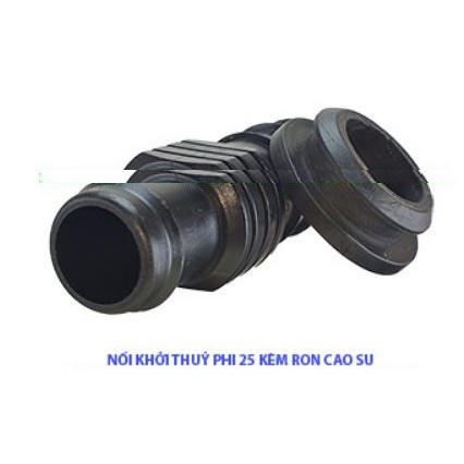 NỐI KHỞI THỦY PHI 25 + RON CAO SU (BỊCH 5 CÁI)