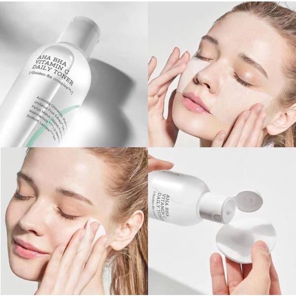 Nước Cân Bằng Trắng Da COSRX AHA BHA Vitamin C Dailly Toner 50ml+150ml+280ml