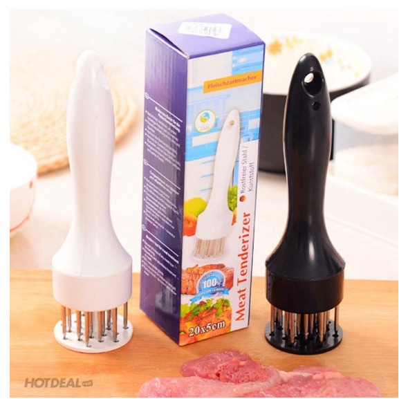 Dụng cụ châm bì, xâm thịt-Cây đâm nhiều kim làm mềm thịt giúp thấm gia vị