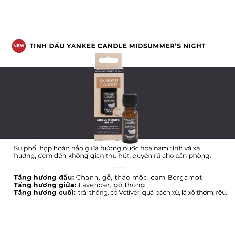 Tinh dầu Yankee Candle - Midsummer's Night (15ml)