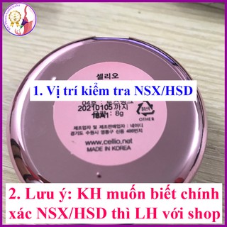 PHẤN MÁ HỒNG NGỌC TRAI CELLIO SHINING BLUSHER