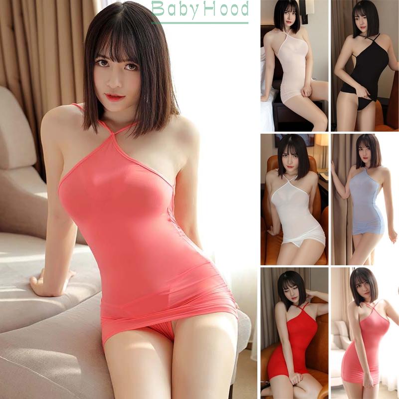 Womens Dress Mini Nightwear Nylon One Size Comfortable Ladies Lingerie#BBHOOD