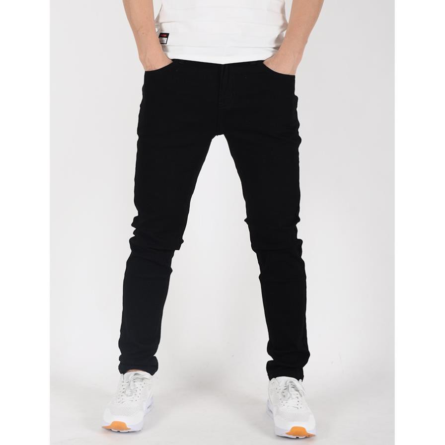 Sale Tết- Quần Jean Nam Cao Cấp Màu Đen Dáng Slim-fit M6 az1 *