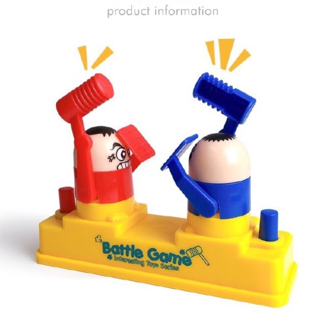 Đồ Chơi Đối Kháng Võ Sĩ Song Đấu Battle Game - Trò Chơi Đập Búa Gõ Đầu Vui Nhộn Hấp Dẫn