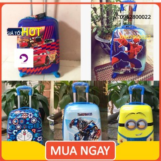 Vali Kéo 2 mặt Cho Bé (Được chọn màu và hình)